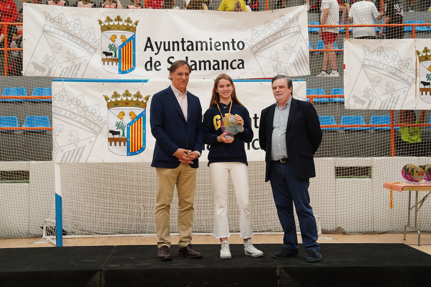 Marina Hernández, campeona infantil mixto.