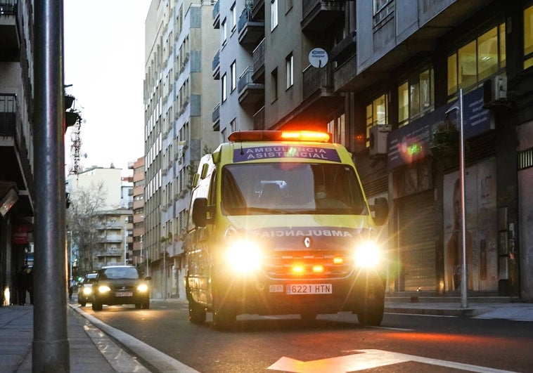 Un motorista herido en un accidente en la calle Méjico