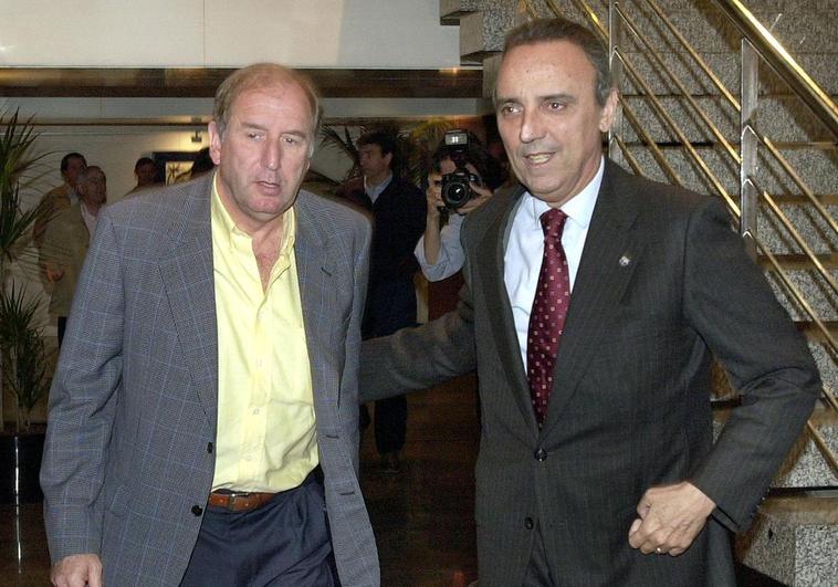 Carles Rexach y Joan Gaspart, en la década de los años 2000.