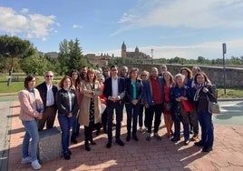 Integrantes de la candidatura del PSOE al Ayuntamiento de Salamanca