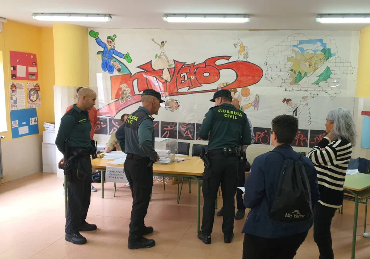 La Guardia Civil se vio obligada a intervenir en una mesa en Candelario