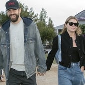 Gerard Piqué y Clara Chía llegando al último concierto de Coldplay en Barcelona.