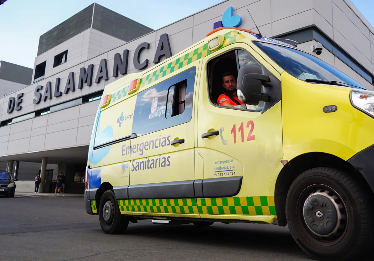 Un obrero herido tras caer de una altura de siete metros en Aldeatejada