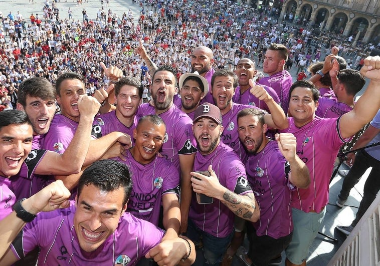 Amaro y Chiapas, los supervivientes del último ascenso del Salamanca UDS