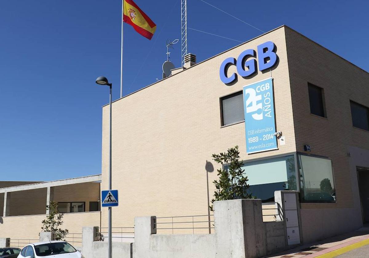 La sede de la empresa de informática salmantina CGB.