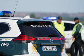 Un coche de la Guardia Civil