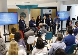 Sergio Sanz, José Miguel Mateos, Ángela Fernández, Blanca Ares, José Francisco Diego y Pedro García.