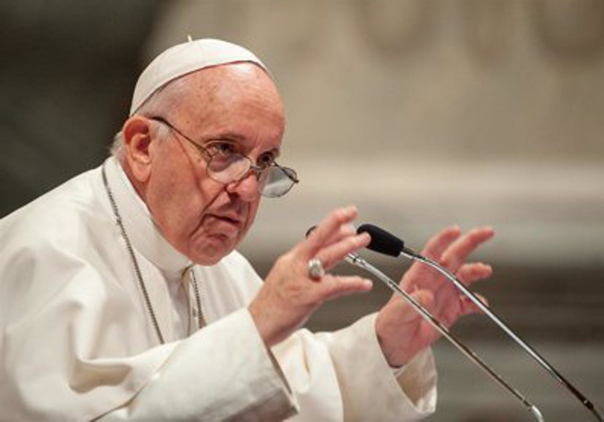 El Papa Francisco en una intervención en el Vaticano.