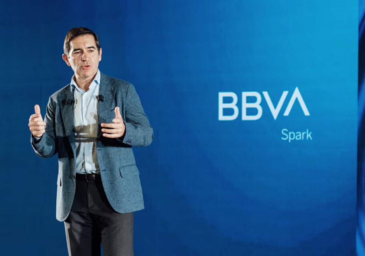 Peio Belausteguigoitia, 'country manager' de BBVA en España, durante su intervención en BBVA Open Summit.