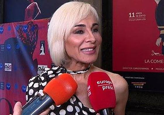 La colaboradora de televisión y exmujer de Ortega Cano, Ana María Aldón.