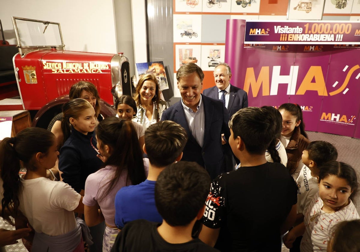 El Museo de la Automoción de Salamanca celebra el visitante &#039;un millón&#039;