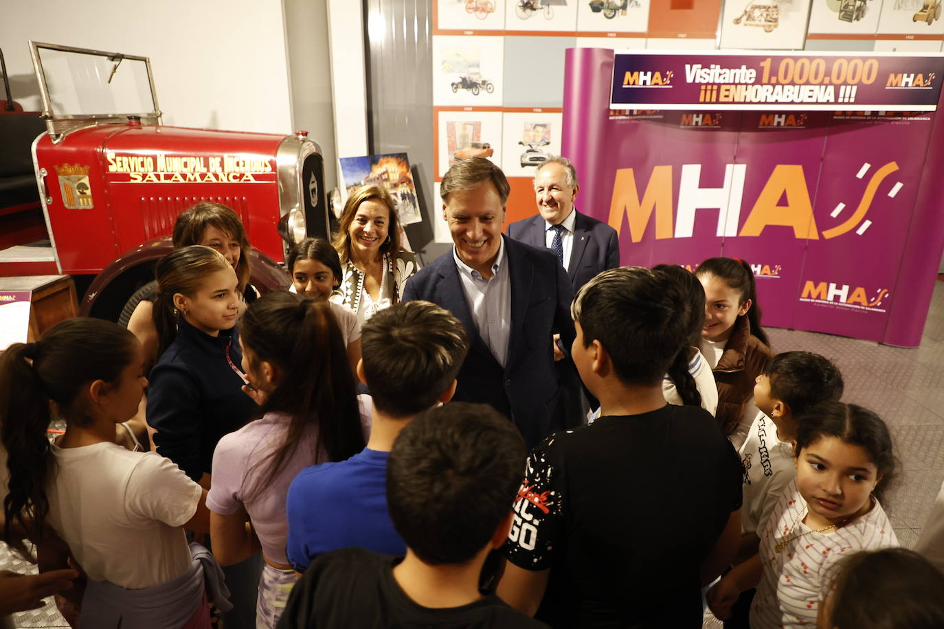 El Museo de la Automoción de Salamanca celebra el visitante &#039;un millón&#039;