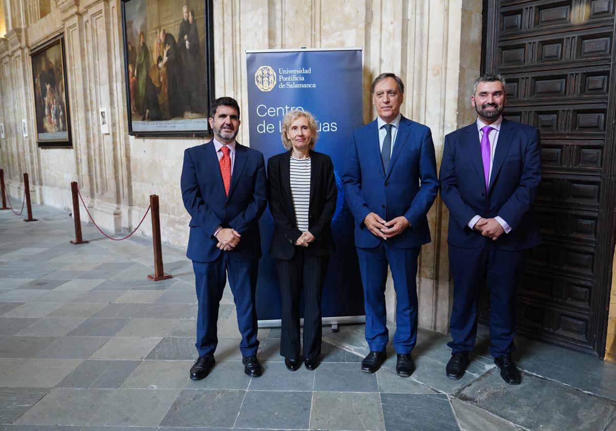 Una imagen de la presentación del Centro de Lenguas de la UPSA.