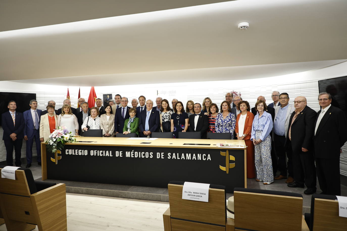 Así ha sido el homenaje a los facultativos jubilados este año en el Colegio de Médicos