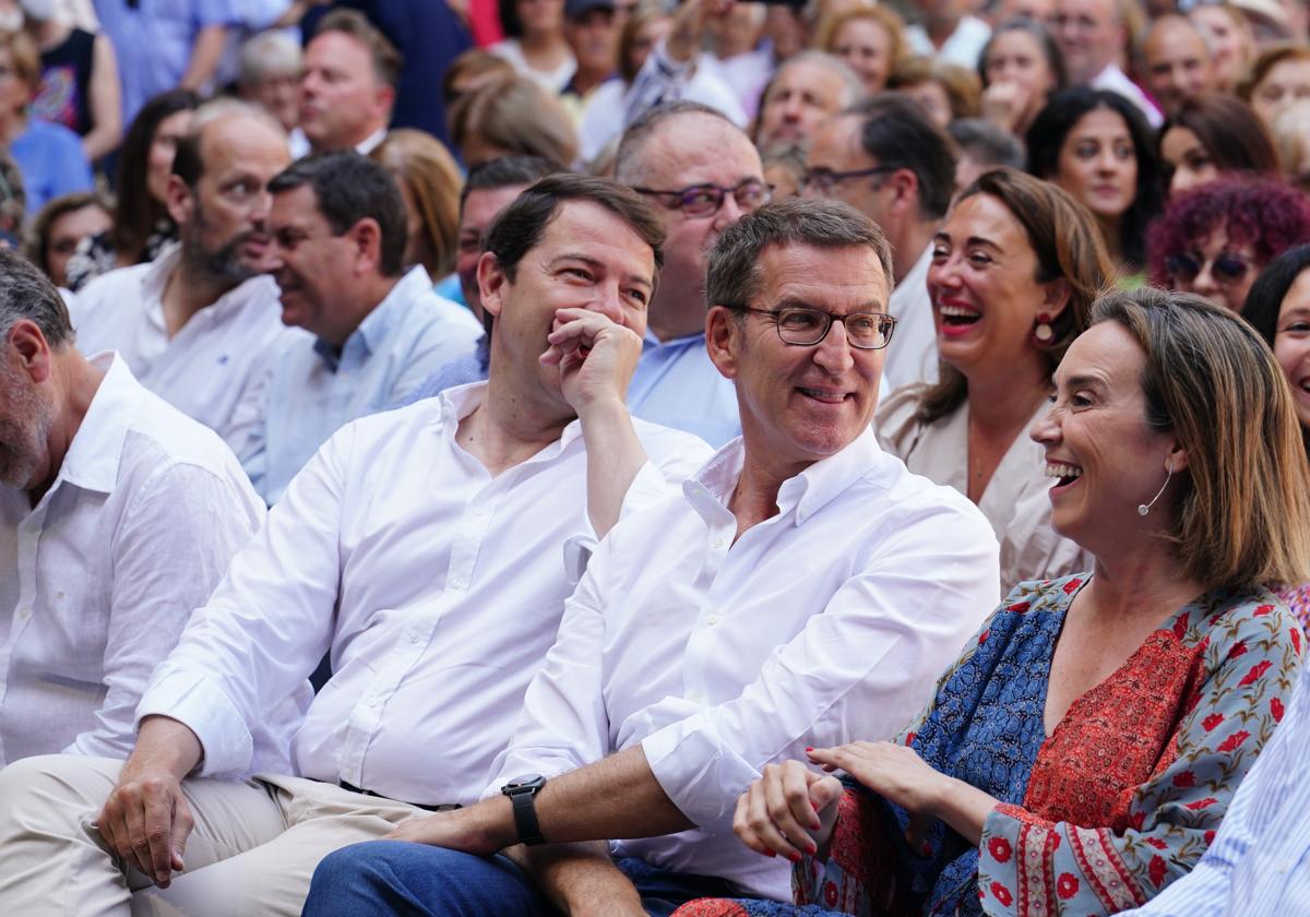 Feijóo, en el acto celebrado en el colegio Arzobispo Fonseca