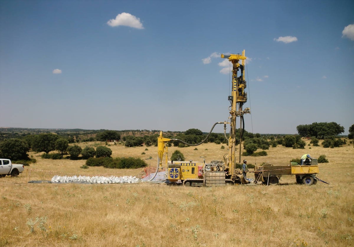 Prospecciones mineras realizadas en la provincia de Salamanca