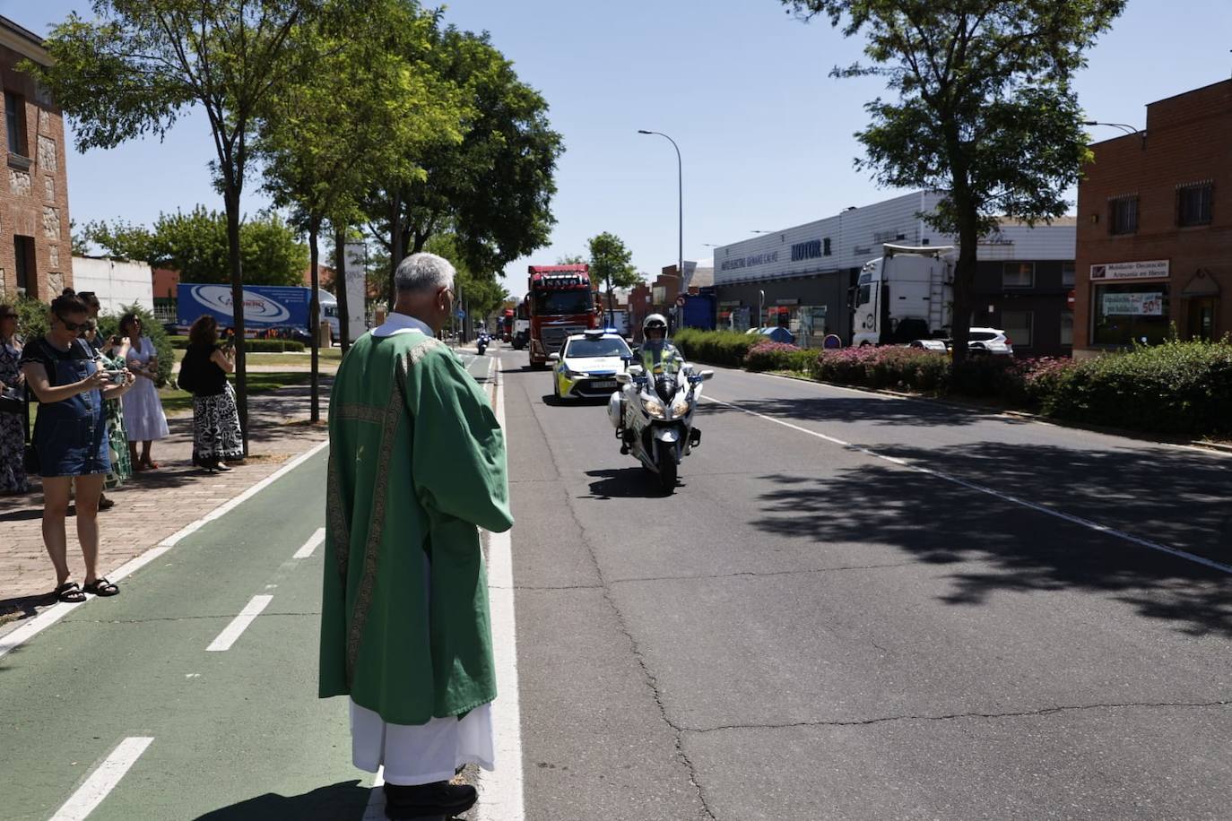 Los transportistas vuelven a celebrar San Cristóbal en Salamanca