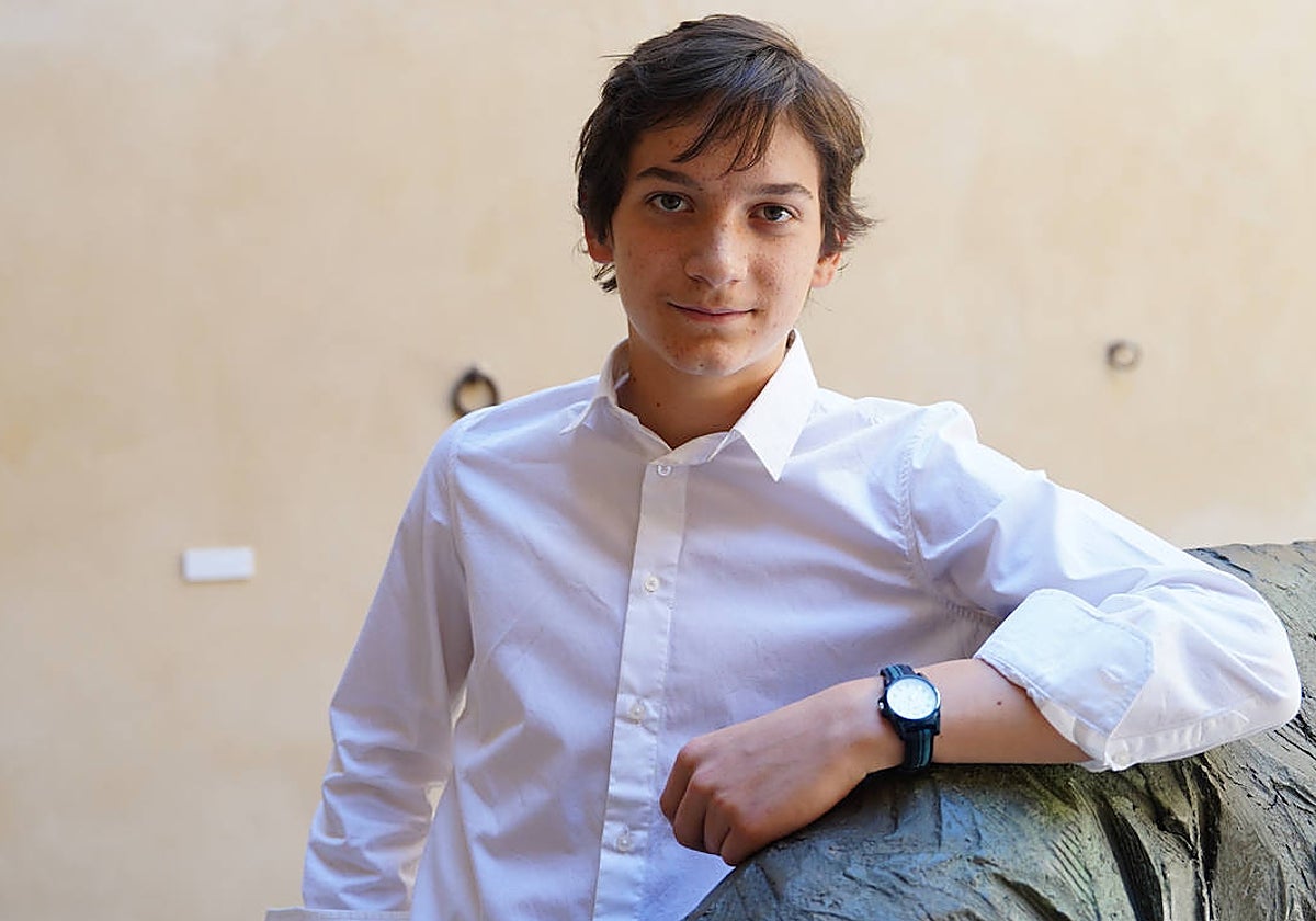 El salmantino ganador de la Olimpiada Nacional Junior de Matemáticas, Julio Nicolás Vivas.