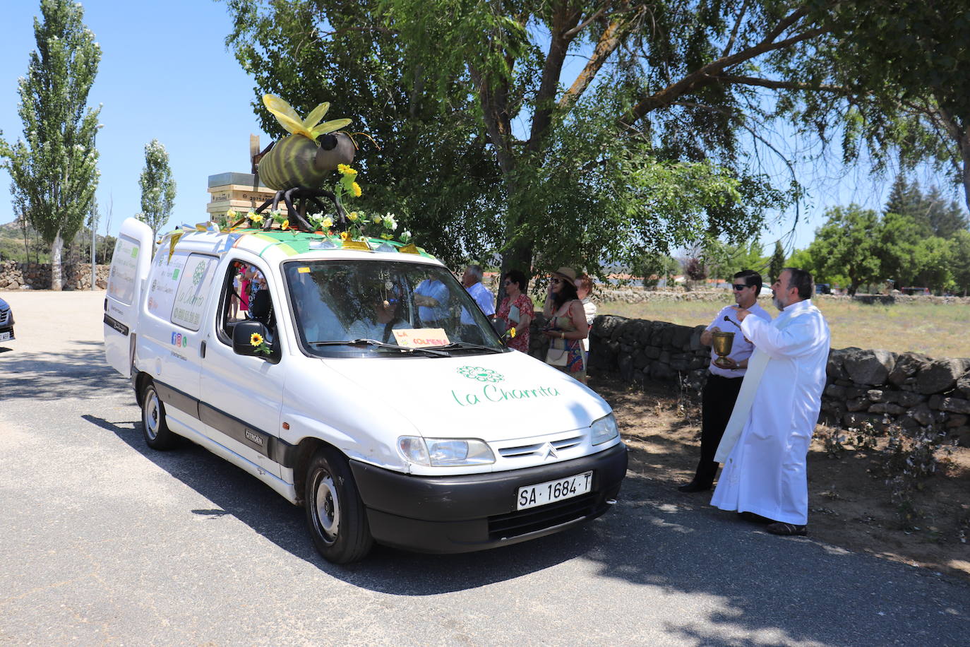 Santibáñez de Béjar no falta a su cita con San Cristóbal