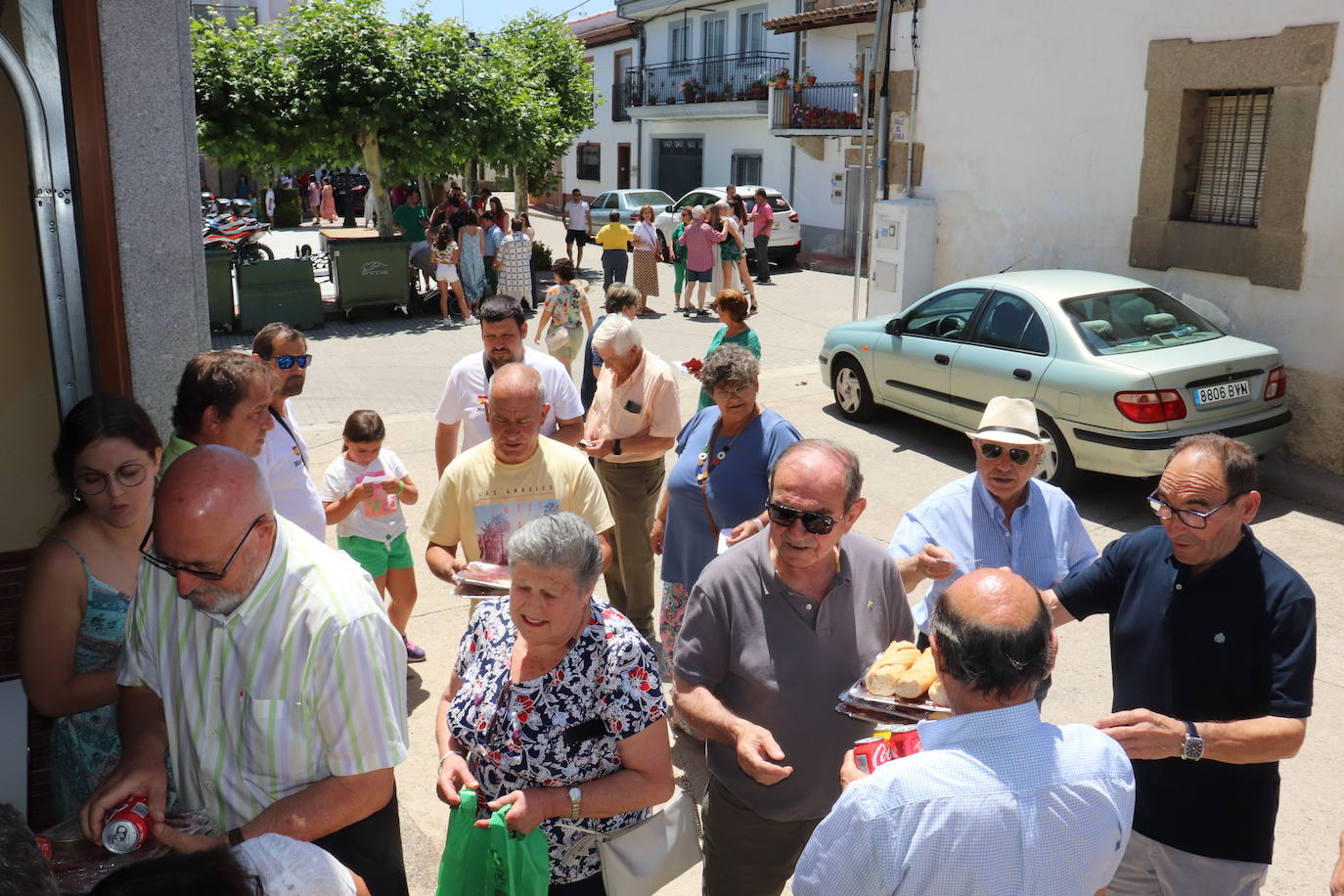 Santibáñez de Béjar no falta a su cita con San Cristóbal