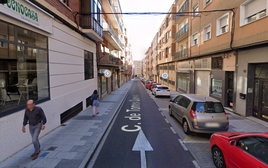 La calle Torres Quevedo, donde fue detenido el joven.