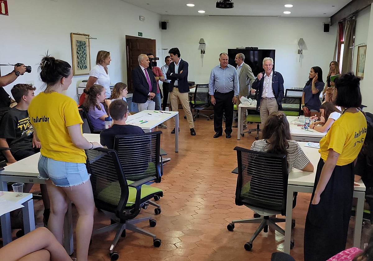 Aula del curso de inmersión Lingüística en Villarino de los Aires