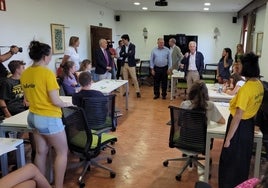 Aula del curso de inmersión Lingüística en Villarino de los Aires