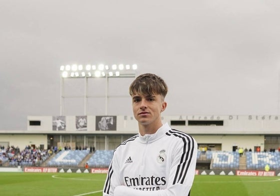 Bruno Iglesias, futbolista del Real Madrid C