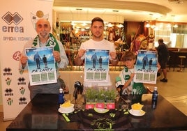 Andrés Marcos, Emilio Sánchez y Julen Hernández, en la presentación de la campaña.