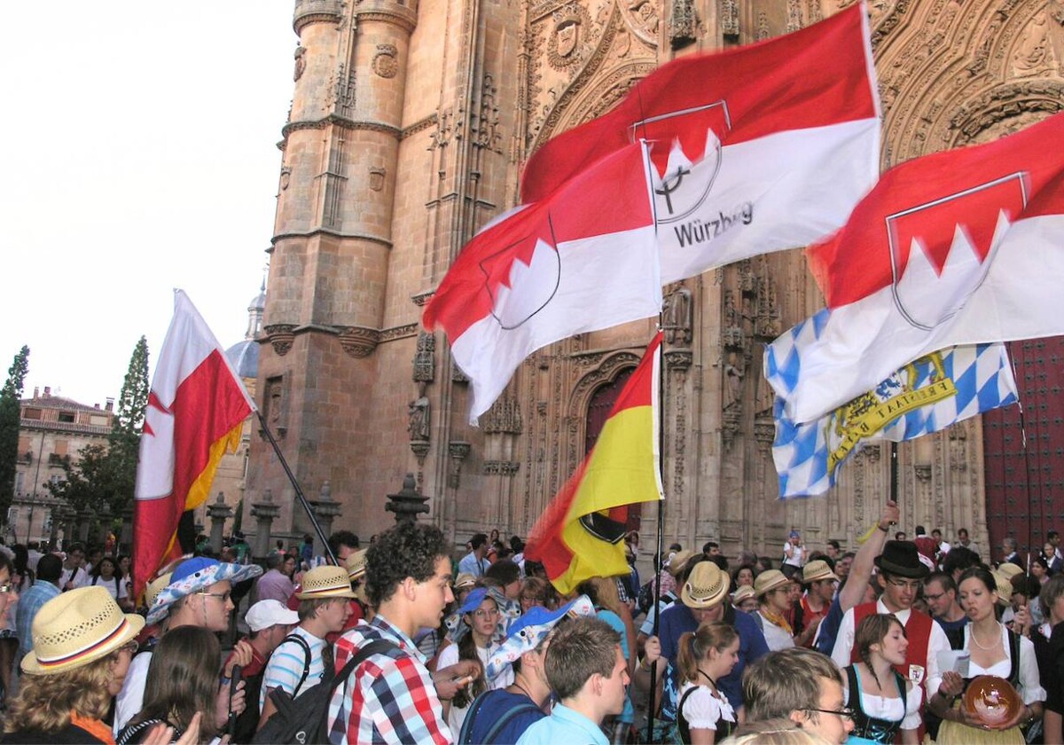 Salamanca abre sus puertas a más de 10.000 peregrinos camino de la JMJ de Lisboa