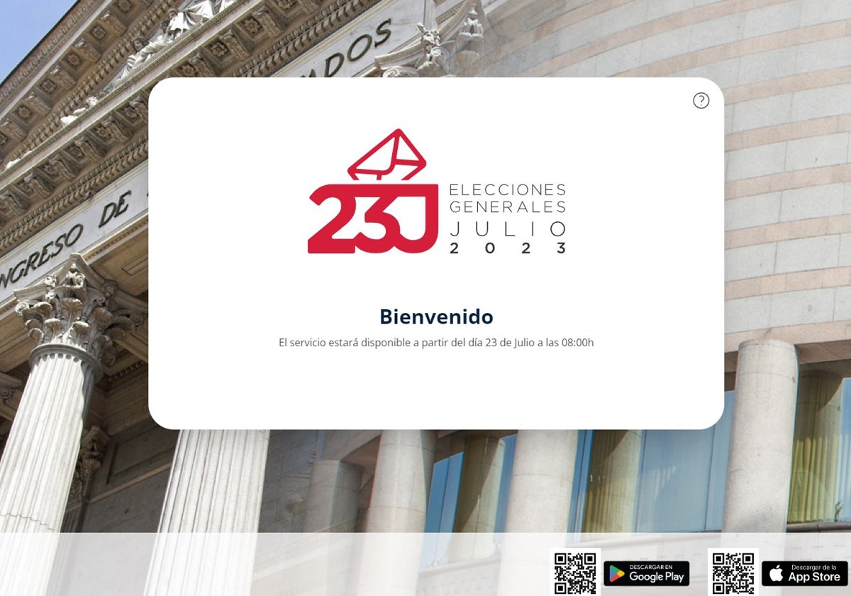 El Gobierno lanza una web y una app para seguir en directo los resultados de las elecciones