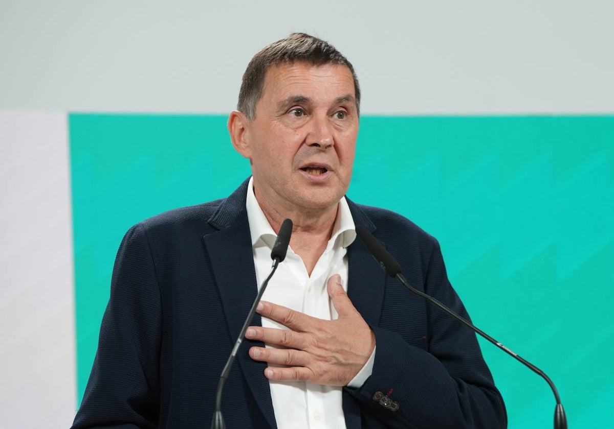 El coordinador general de EH Bildu, Arnaldo Otegi.