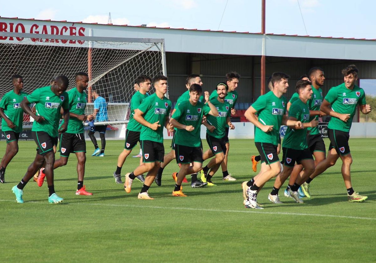 Entrenamiento del Numancia.