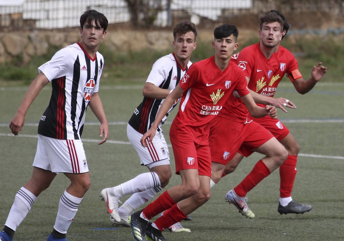 Hugo Villardón en su etapa juvenil en el División de Honor.