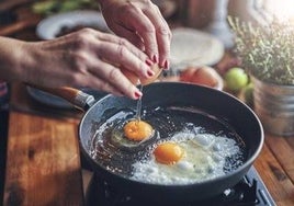 Sartén con comida