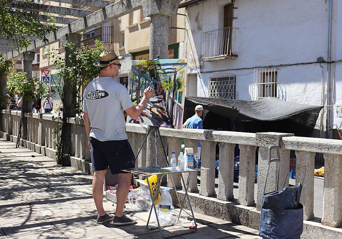 Guijuelo se llena de arte y pintura con su certamen al aire libre