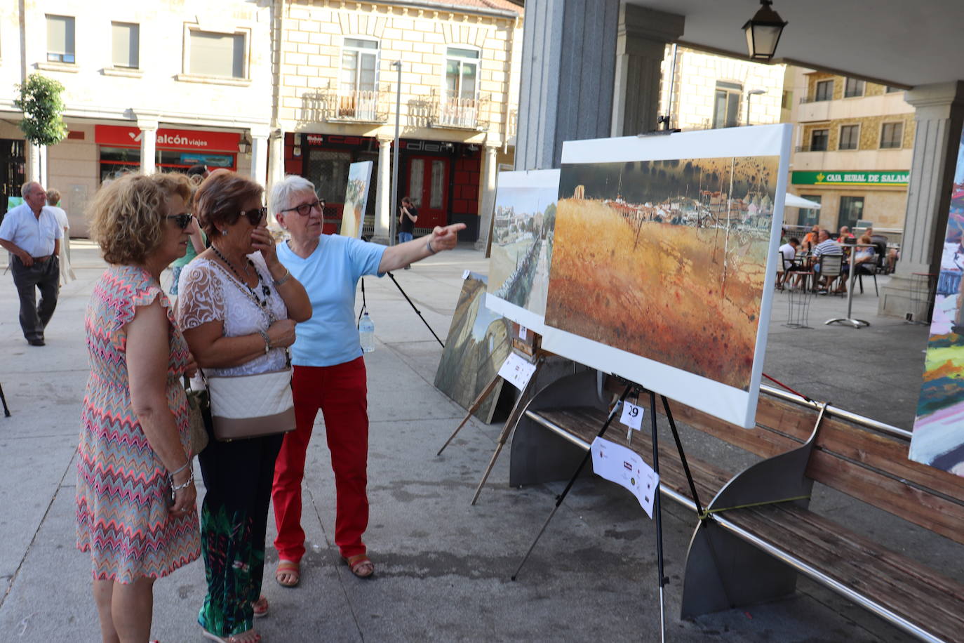 Guijuelo se llena de arte y pintura con su certamen al aire libre