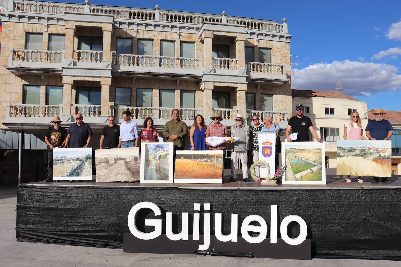 Guijuelo se llena de arte y pintura con su certamen al aire libre