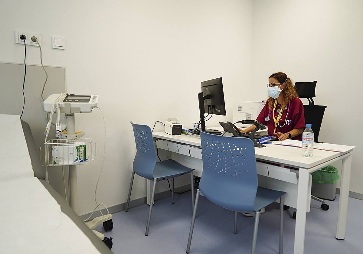 Consulta de Urgencias en el nuevo Hospital de Salamanca.