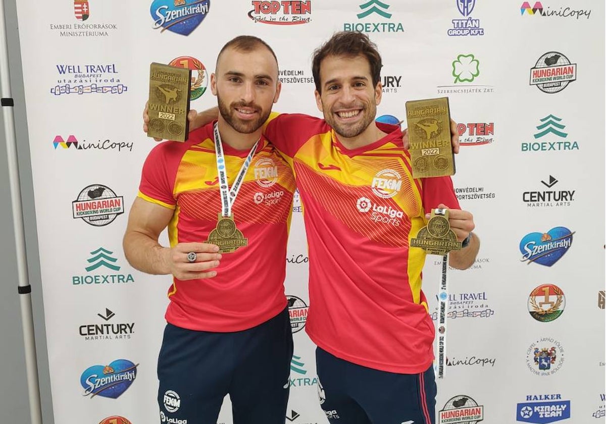 Jaime Lizana, a la izquierda, junto a Manuel García Sánchez.