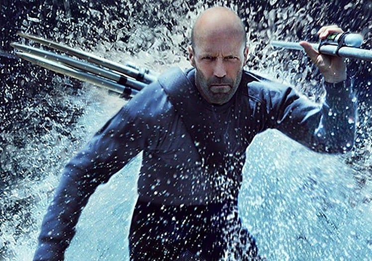 Jason Stathman en la película Megalodón