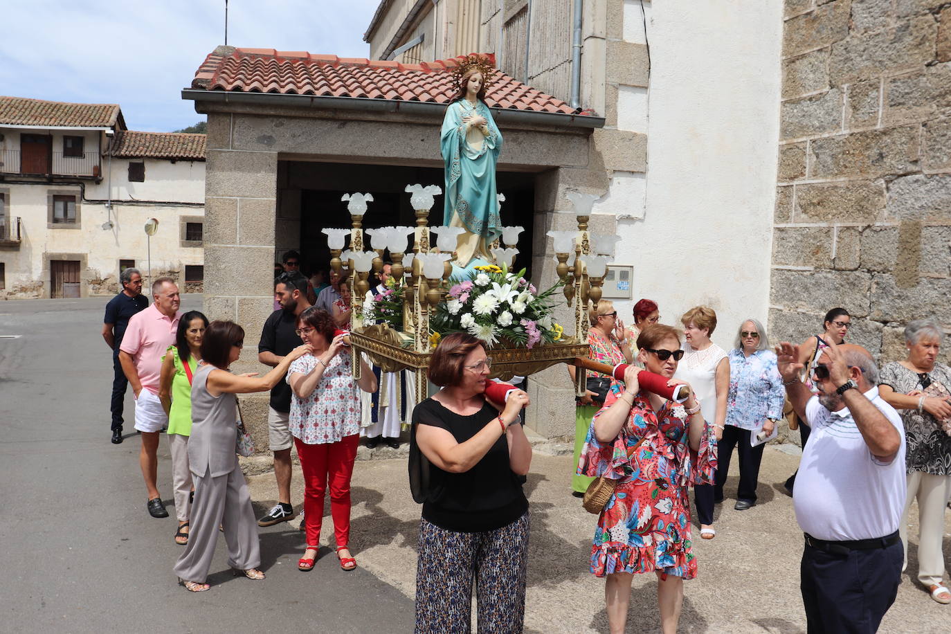 Vallejera de Riofrío celebra el día de la Virgen de la Encarnación y se prepara para San Roque