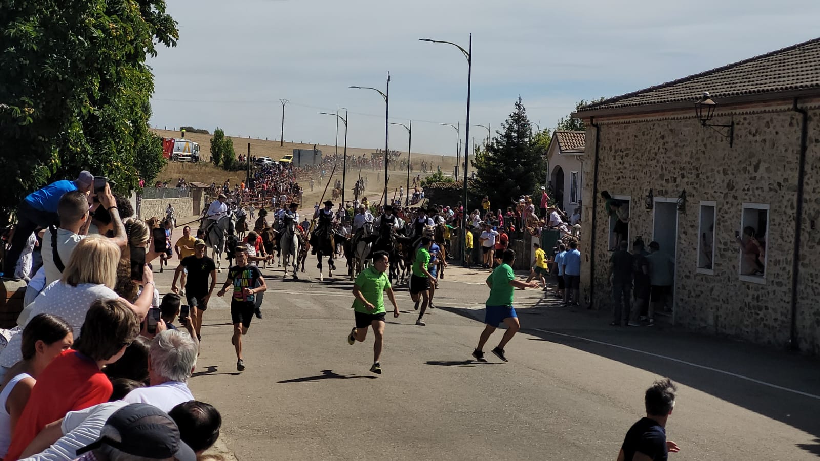 Las mejores imágenes del primer encierro en Fuenteguinaldo