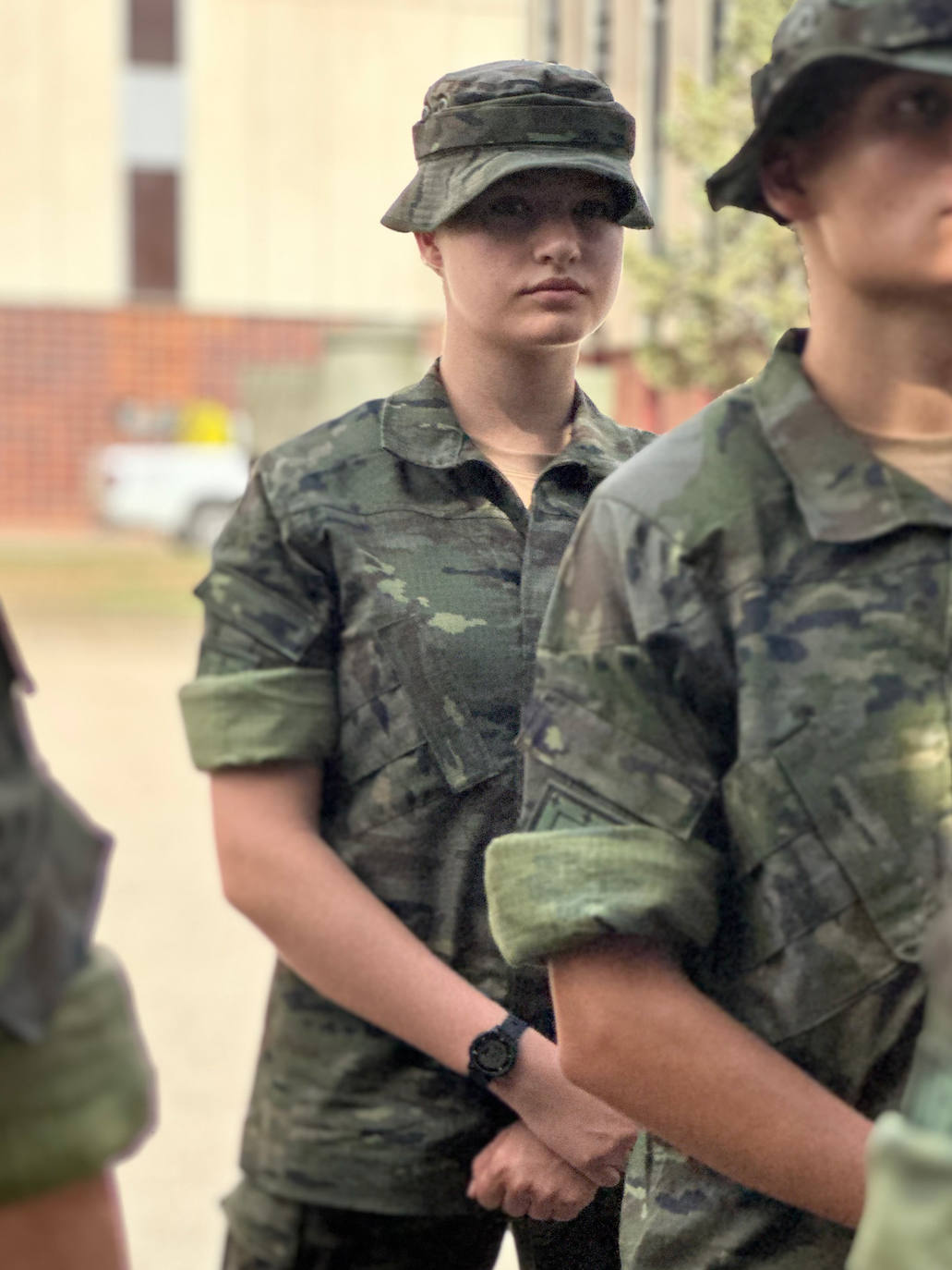 Así fue el primer día de la princesa Leonor en la Academia militar de Zaragoza