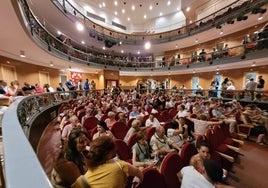 El Teatro Nuevo «Fernando Arrabal» momentos antes de la representación inaugural