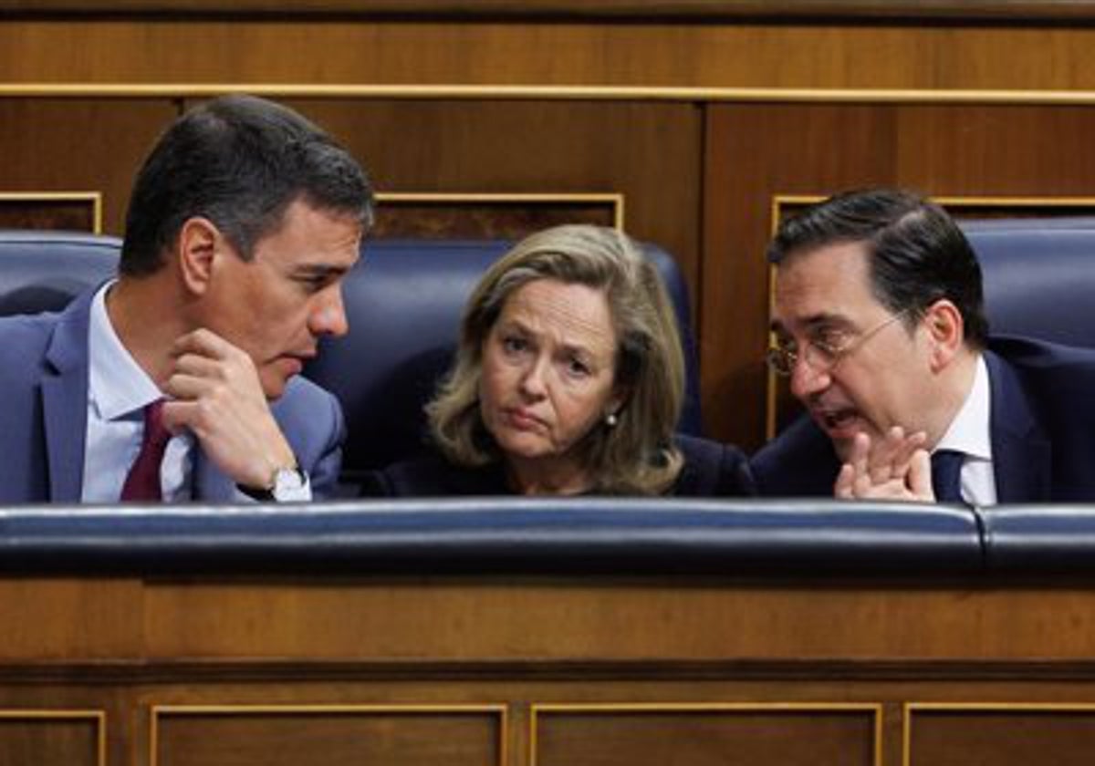 Pedro Sánchez en el Congreso de los Diputados.