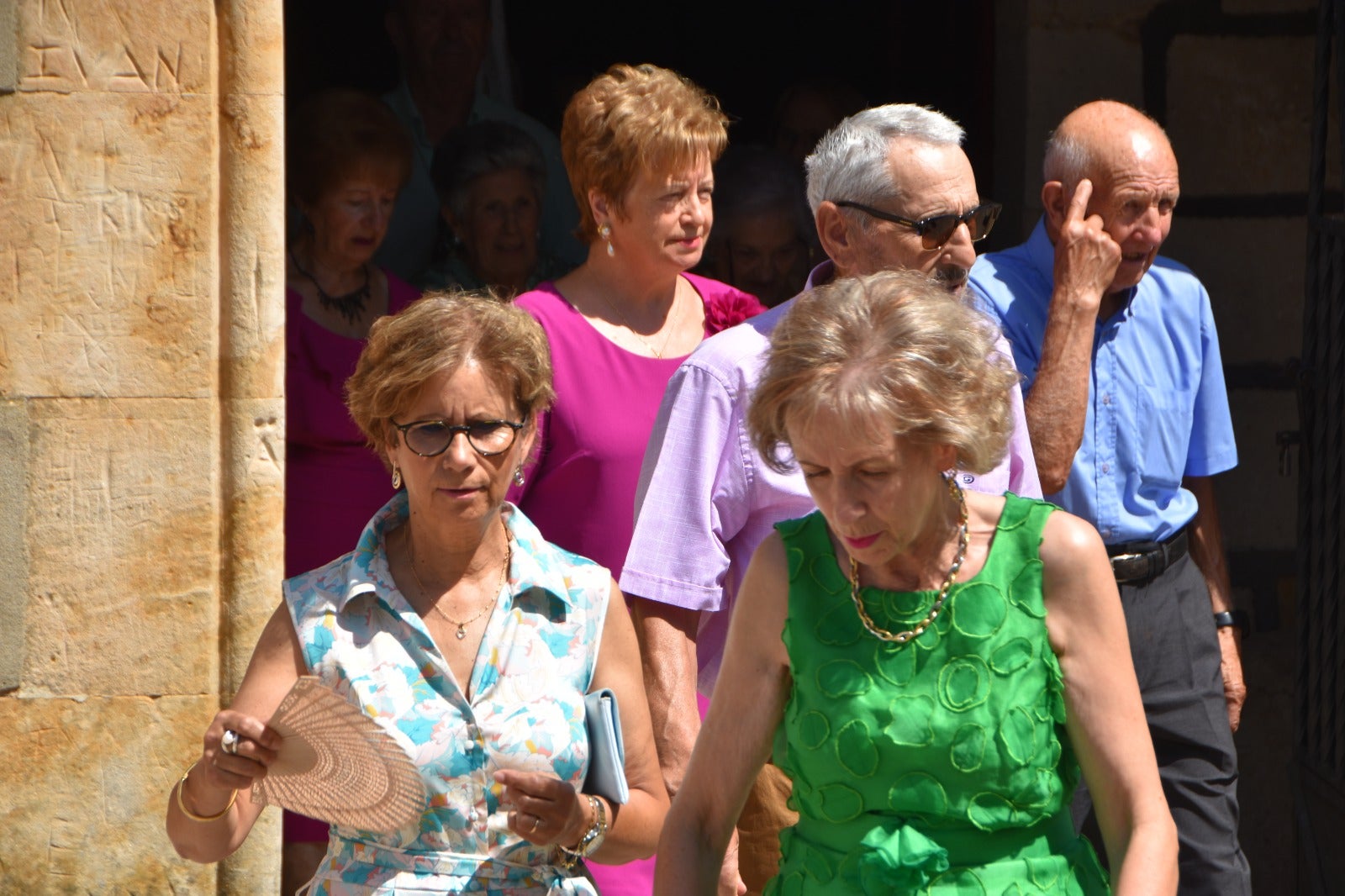 Procesión de gala en Golpejas por San Bartolomé