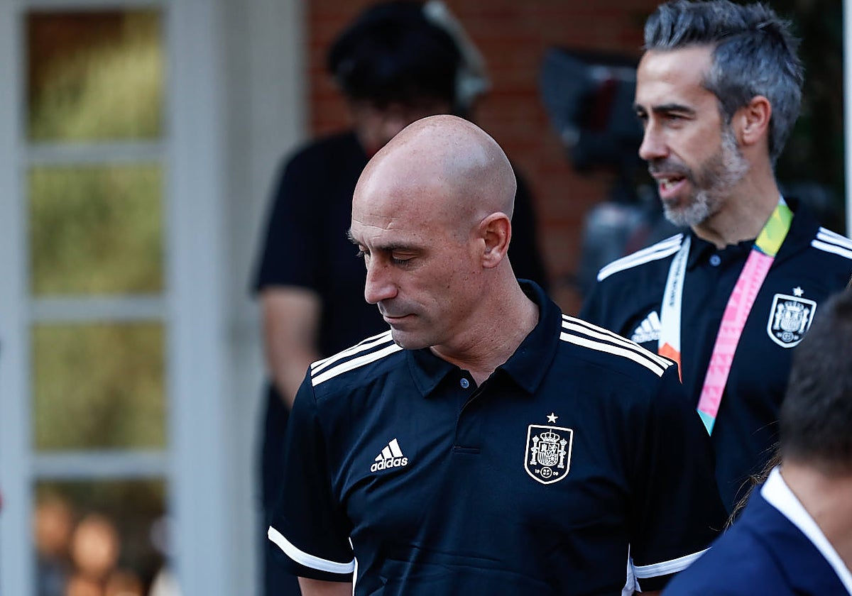 El presidente de la Federación Española de Fútbol, Luis Rubiales.