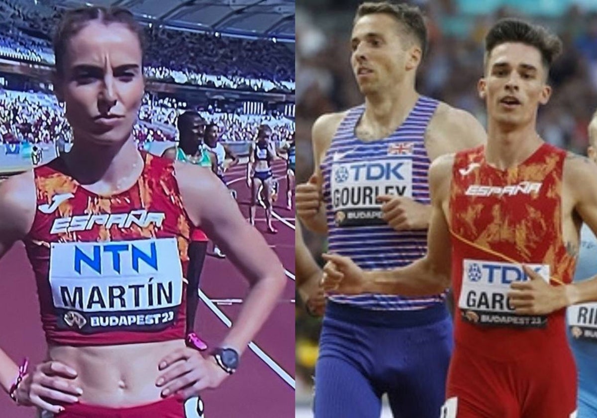 Lorena Martín y Mario García Romo, en el Mundial de Budapest