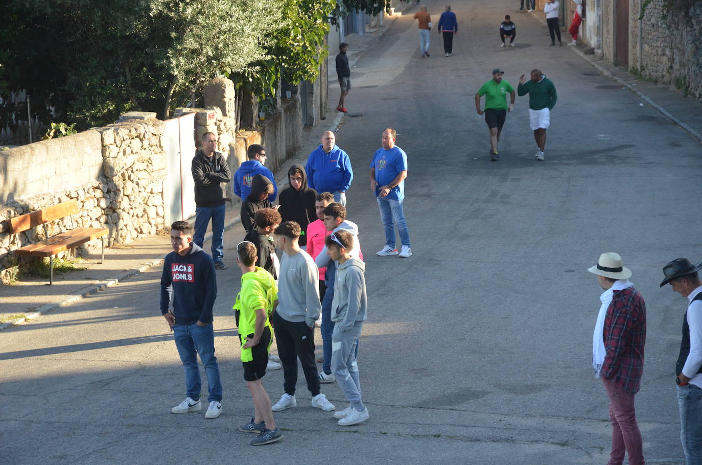 Precisión milimétrica en el penúltimo encierro a caballo de Aldeadávila de la Ribera